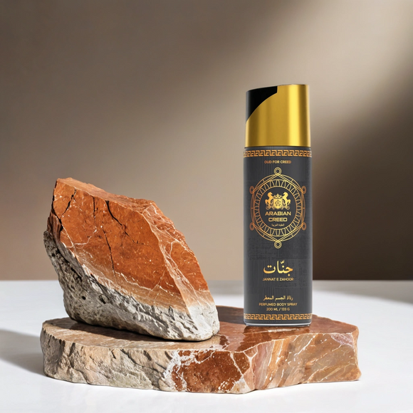 Jannat E Zahoor by Arabian Creed Perfumed Body Spray for Men - 6.67oz/200ml