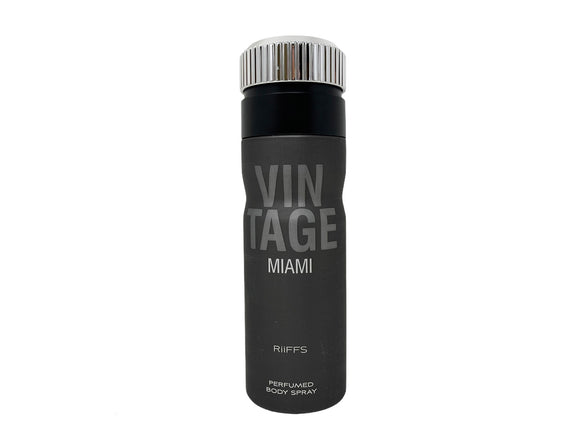 Vintage Miami by Riffs Perfumed Body Spray for Men - 6.67oz/200ml